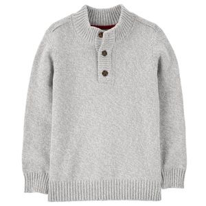 Carters Boys Knit Pullover Henley Sweater